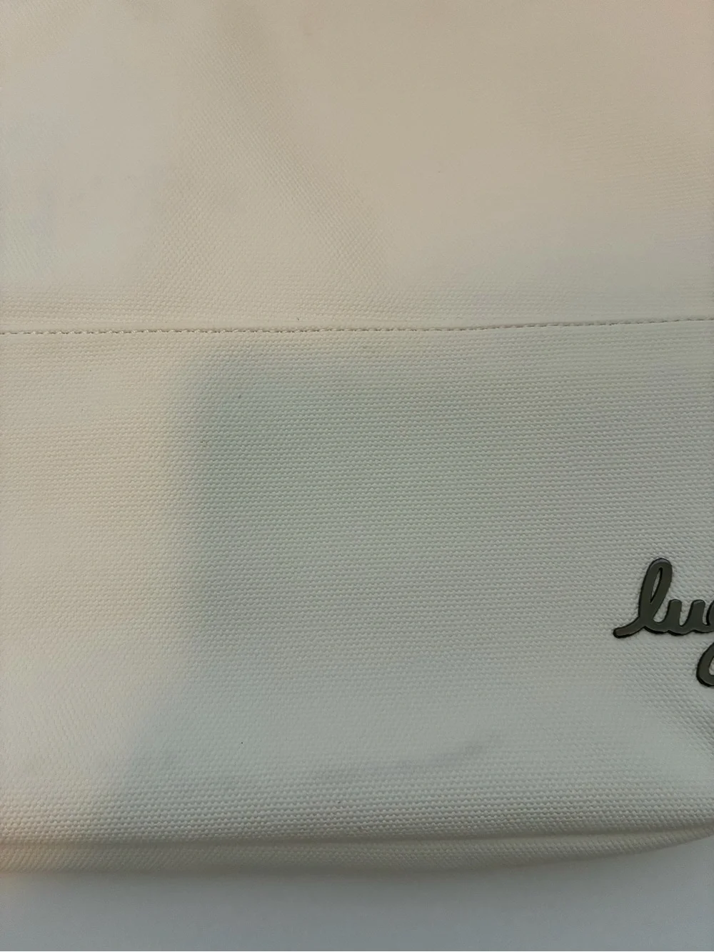 lug White Messenger Laptop Crossbody Bag